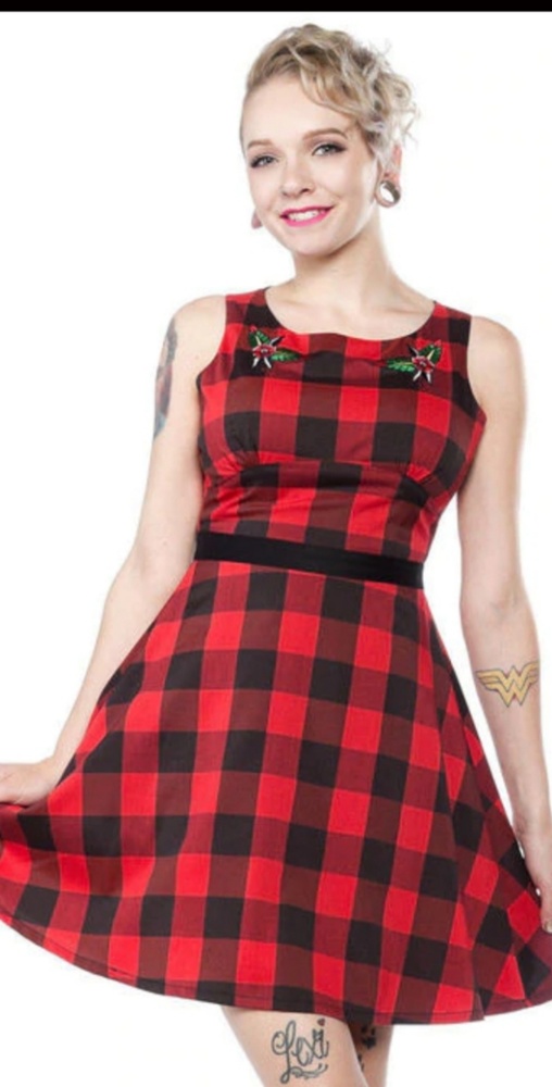Sourpuss plaid dress New with Tags